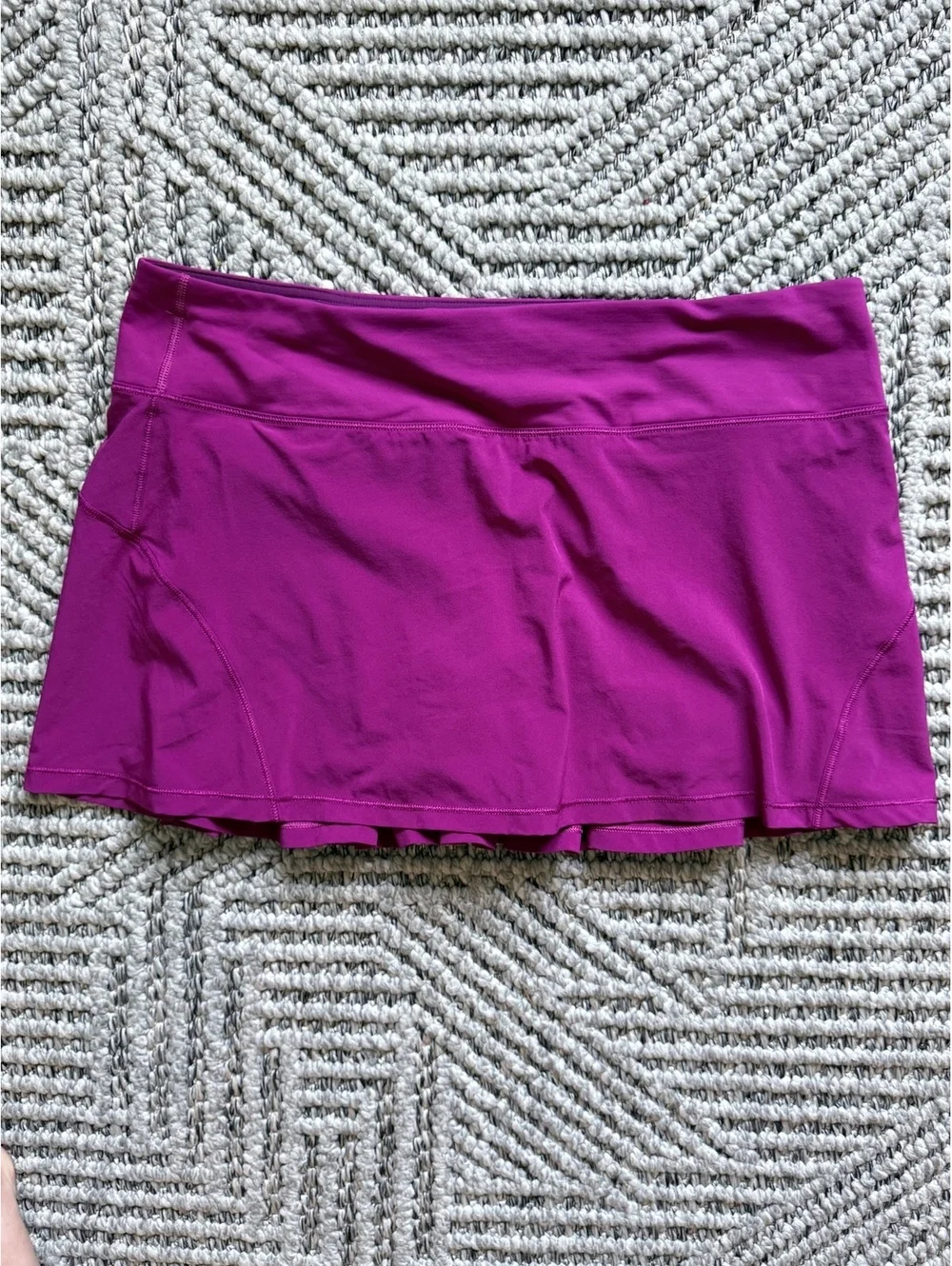 Lululemon Athletica Skirt Womens 10  Purple Mini Back Flare Performance